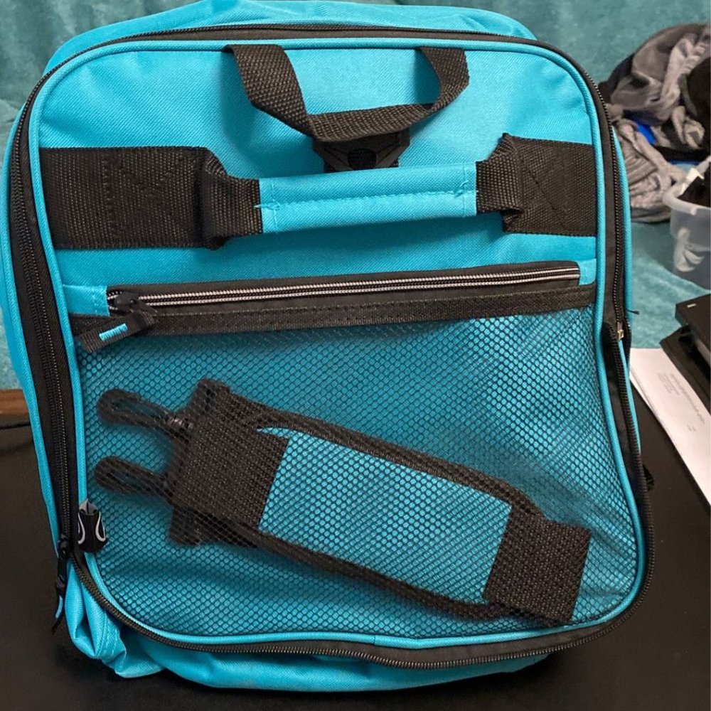 Collapsible Rolling Duffel - Blue - image 1